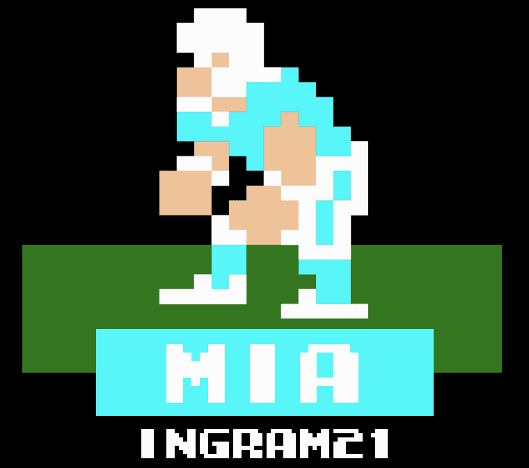 Miami Ingram21 | Dynasty League | Tecmo Bowl League