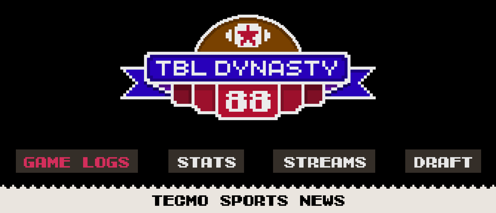 1988 Dynasty Gamelogs | Tecmo Bowl League