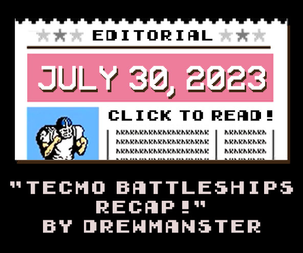 Tecmo Battleships Recap by Drewmanster